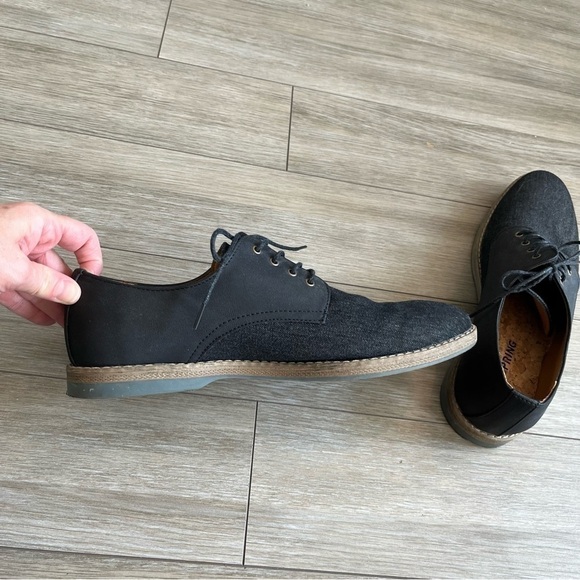 CALL IT SPRING Dark Denim and Vegan Nubuck Lace Up Oxfords, Men’s 8 - Picture 6 of 9